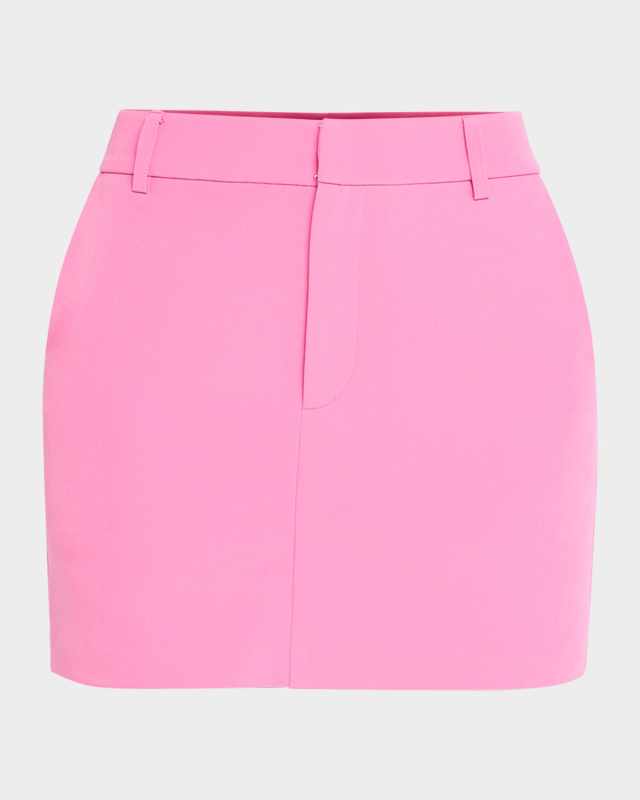 Daphne Tailored Crepe Mini Skirt